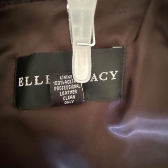 ELLEN TRACY GENUINE LEATHER COAT - Picture 8 of 15